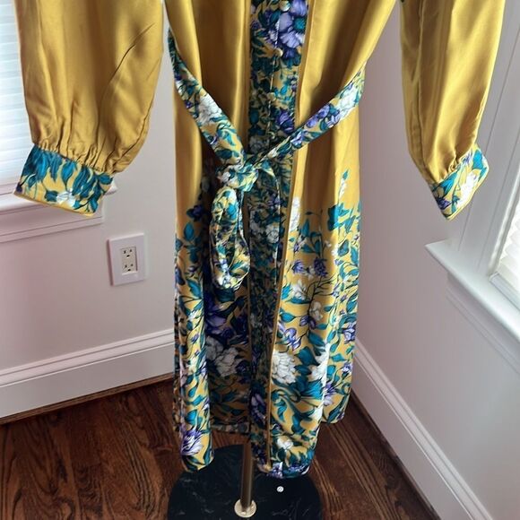 Anthropologie XL Stunning Midi Shirt Dress - Picture 4 of 8